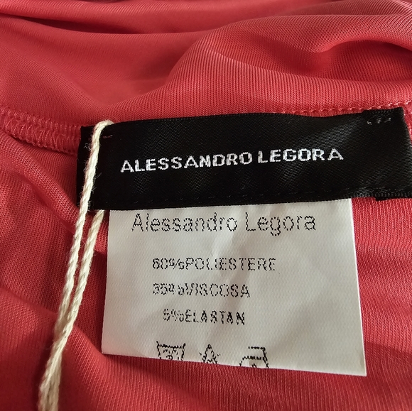 Alessandro Legora Faux Wrap Midi Dress Size 42/6 US NWT - Picture 9 of 11